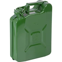 Kannás JerryCan LD10, 10 liter, fém, üzemanyaghoz, zöld