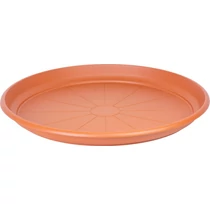 Alátét ICS ERICA, virágcseréphez, kerek, terrakotta színű, műanyag, 80 cm