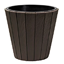 Virágcserép betéttel WOODE 490, 54 liter, barna
