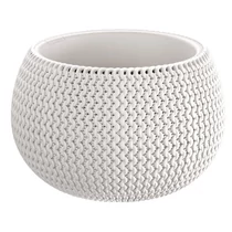 Virágcserép SPLOFY Bowl, 290x195 mm, fehér