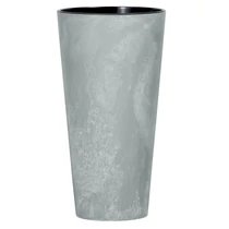 Virágcserép betéttel TUBUS Slim Beton, 400x762 mm, beton hatású