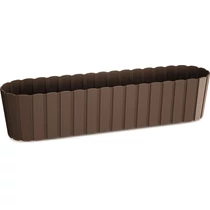 Virágcserép BOARDEE Case, 587x144x130 mm, barna
