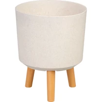 Virágcserép Strend Pro, White Weath Finish színű, 24,5x24,5x31 cm