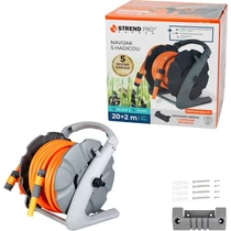 Tömlődob Strend Pro Premium, 1/2"" kerti tömlővel, L-20+2 m