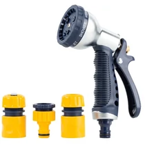 Öntözőkészlet Strend Pro Garden DY2378, kerti, 7 mintás pisztoly, csatlakozók, adapter