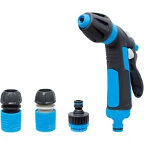 Öntözőkészlet AQUACRAFT® 740531, Comfort, kerti, tömlőhöz, pisztoly 2x mintával, STOP csatlakozó 1/2