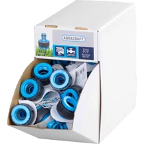 Adapter AQUACRAFT® 552185 SoftTouch G3/4"-1/2", kerti tömlőhöz, 70 db-os display doboz