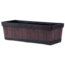 Virágcserép Strend Pro Woodeff, 15x47x17 cm, teak, fa hatású
