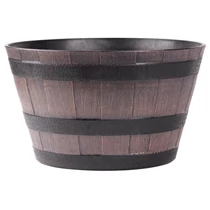 Virágcserép Strend Pro Woodeff, 39x23 cm, teak, virágláda, fa hatású