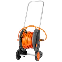 Tömlődob Strend Pro, 1/2"" kerti tömlővel, L-40 m, állítható fúvóka + 2x gyorscsatlakozó + adapter