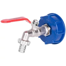 Készlet Strend Pro, SÁRGARÉZ szelep 1/2" (Zn szűkítő 3/4") + műanyag szűkítő 60 mm + kifolyó 3/4", I