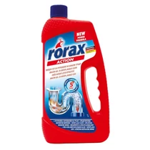 Tisztítószer Rorax, lefolyókhoz, 2 az 1-ben, 1000 ml