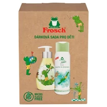 Ajándékkészlet Frosch, tusfürdő és sampon, gyermek, 2x 300 ml
