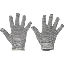 Kesztyű BULBUL 10/XL, nylon/pamut, melírozott