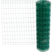 Kerítés EUROPLAST 2, 1000/100x50/2,20 mm, zöld, RAL 6005, horganyzott + PVC, 25 m-es tekercs