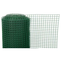 Háló ECONOMY 7, 1000/20x20 mm, négyzetes minta, 300g/m2, zöld, teljesen műanyag, 25 m-es tekercs