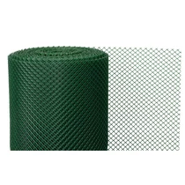Háló ECONOMY 3, 1000/10x10 mm, 45°-os négyzetes minta, 300g/m2, zöld, teljesen műanyag, 25 m-es teke
