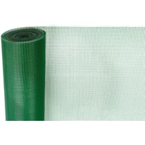 Háló ECONOMY 2, 1000/05x05 mm, négyzetes minta, 300g/m2, zöld, teljesen műanyag, 10 m-es tekercs