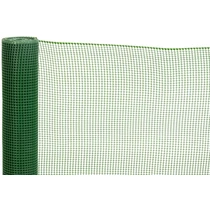 Háló ECONOMY 4, 1000/10x10 mm, négyzetes minta, 300g/m2, zöld, teljesen műanyag, 10 m-es tekercs