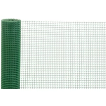 Háló ECONOMY 5, 1000/10x10 mm, négyzetes minta, 300g/m2, zöld, teljesen műanyag, 5 m-es tekercs
