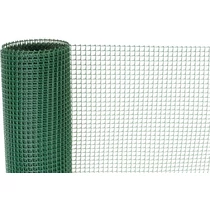 Háló ECONOMY 5, 1000/10x10 mm, négyzetes minta, 300g/m2, zöld, teljesen műanyag, 10 m-es tekercs