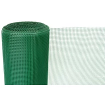 Háló ECONOMY 5, 1000/10x10 mm, négyzetes minta, 300g/m2, zöld, teljesen műanyag, 50 m-es tekercs