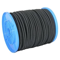 Gumikötél Strend Pro R100, 8 mm, rugalmas fekete gumi, teherbírás 120 kg, H-90 m
