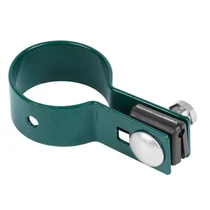 Bilincs Strend Pro EUROSTANDARD, 38 mm, vég, zöld, Zn+PVC, RAL6005, kerek oszlophoz