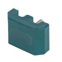 Rögzítő Strend Pro EUROSTANDARD, 60x40 mm, zöld, kerítés panelhez, csavarral együtt, M alakú