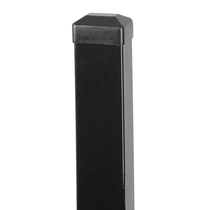 Oszlop Strend Pro EUROSTANDARD, 2200/60x40/1,25 mm, antracit, szögletes, sapka, Zn+PVC, RAL7016