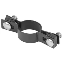 Bilincs Strend Pro EUROSTANDARD, 48 mm, átmenő, antracit, Zn+PVC, RAL7016, kerek oszlophoz