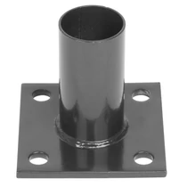 Talp Strend Pro METALTEC, kerek oszlophoz 48 mm, antracit, rögzítéshez, RAL7016