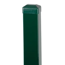 Oszlop Strend Pro EUROSTANDARD, 1700/60x40/1,25 mm, zöld, szögletes, sapka, Zn+PVC, RAL6005
