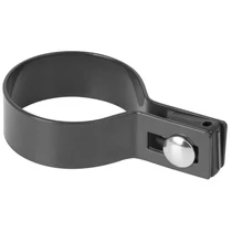 Bilincs Strend Pro EUROSTANDARD, 60 mm, vég, antracit, Zn+PVC, RAL7016, kerek oszlophoz