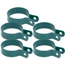 Bilincs Strend Pro METALTEC, 48 mm, zöld, RAL6005, kerek oszlophoz, csomag 5 db