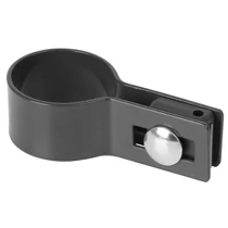 Bilincs Strend Pro EUROSTANDARD, 38 mm, vég, antracit, RAL7016, kerek oszlophoz