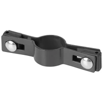 Bilincs Strend Pro EUROSTANDARD, 38 mm, átmenő, antracit, RAL7016, kerek oszlophoz