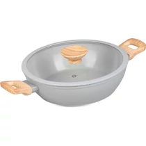 Fazék MagicHome Harmony, lapos, üvegfedővel, 26 cm