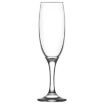 Pohár LAV Empire, üveg, pezsgőhöz, 220 ml, 49x210 mm, 6 db-os csomag