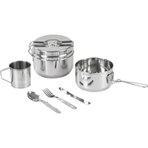 Készlet Strend Pro Grill, kemping étkészlet, rozsdamentes acél 13/15 cm