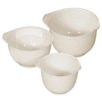 Tálkaszett Curver® BASIC, 3 db, habveréshez, 1500/2000/2500 ml, fehér