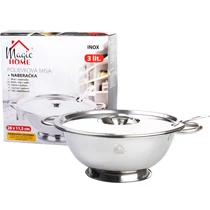 Tál MagicHome, leveses merőkanállal, 3000 ml, terrin, rozsdamentes acél