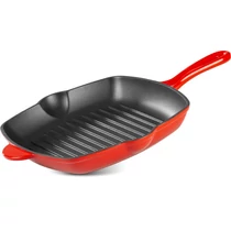 Serpenyő MagicHome Castora line, grill, zománcozott öntöttvas, 270x270x45 mm