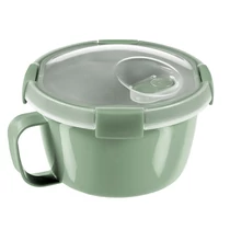 Tárolóedény Curver® SMART TO GO ECO, 900 ml, füllel, halványzöld, bögre 96x157x157 mm