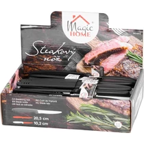 Kés MagicHome, konyhai, steakhez, tokkal, recés, 20.5 cm, 30 db-os display doboz