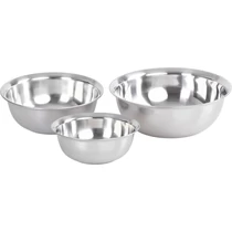 Tálka MagicHome, rozsdamentes acél, 18-22-26 cm, 3 db-os készlet
