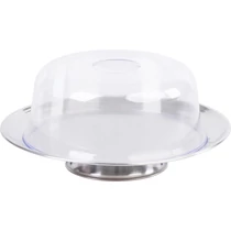 Doboz MagicHome, tortatálca, rozsdamentes acél, átlátszó fedél, 31 cm