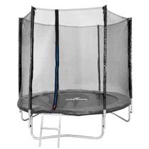 Háló Skipjump GS08, védő, külső, trambulinokhoz, PE, fekete, 244 cm