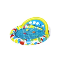 Gyermekmedence Bestway® 52378, Splash & Learn, felfújható, formabedobóval, 120x117x46 cm