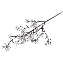 Ág MagicHome Karácsony, Sedum.Silver, ezüst, 14x30 cm